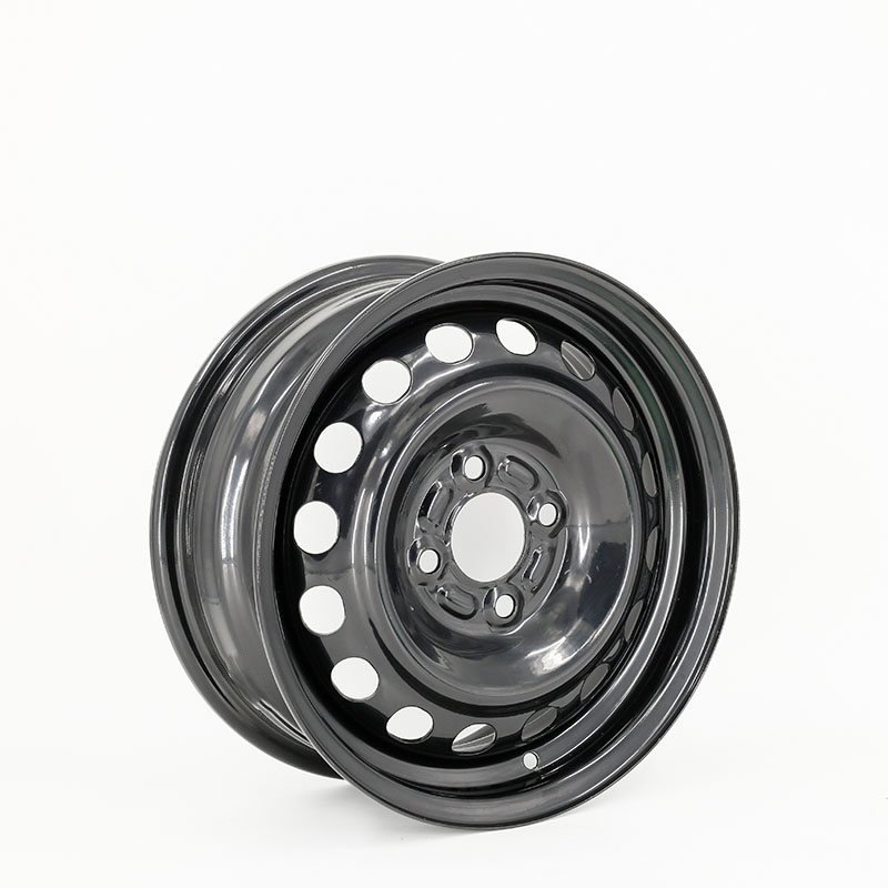 PM1214 14X5.5 4-100 PCD CB61 ET 40 BLACK WHEEL PASSENGER CAR WHEEL